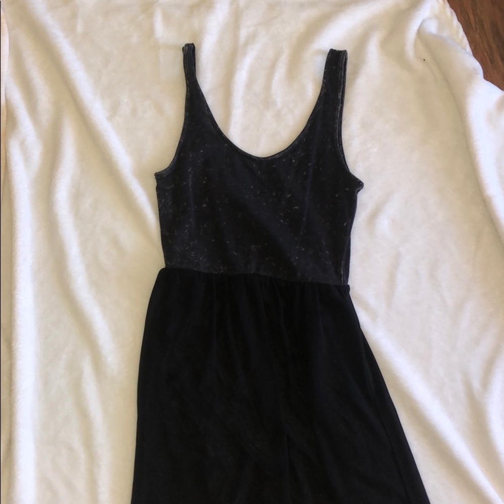 Black maxi dress